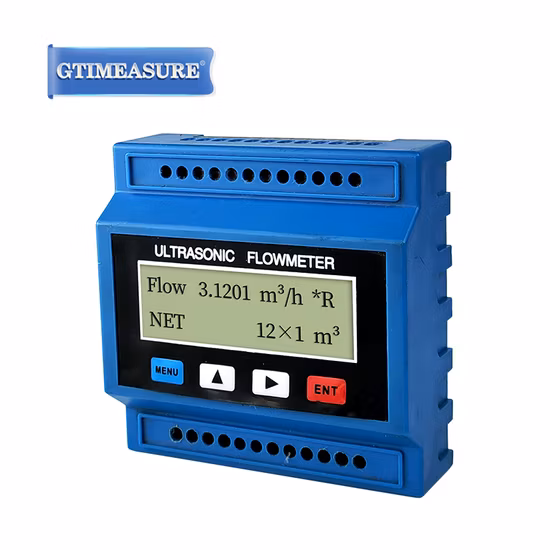 Portable Ultrasonic Transit-Time Liquid Flow Meter Ultrasonic Flowmeter Price